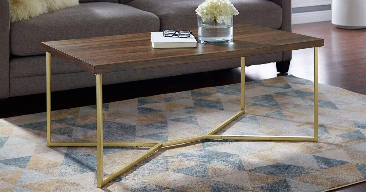 MidCentury Modern Coffee Table Only 59.99 Shipped on Amazon