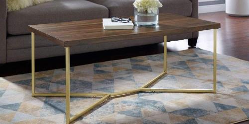 Mid-Century Modern Coffee Table Only $59.99 Shipped on Amazon (Regularly $205)
