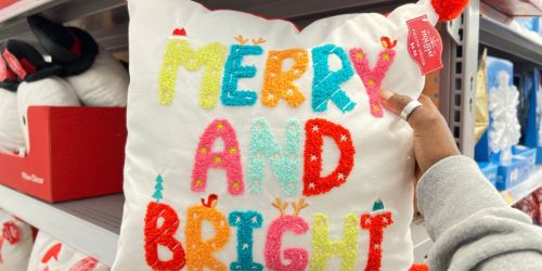 Pottery Barn-Inspired Holiday Pillows at Walmart – Starting at Just $6.98!