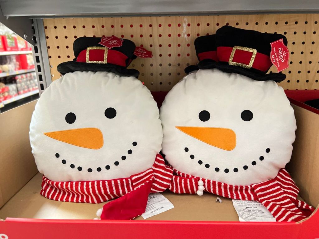 Walmart Christmas Pillows Snowmen