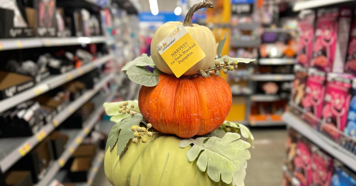 NEW Walmart Fall Decor from $2.48 | Stacking Pumpkins, Tabletop Decor, Gnomes & More