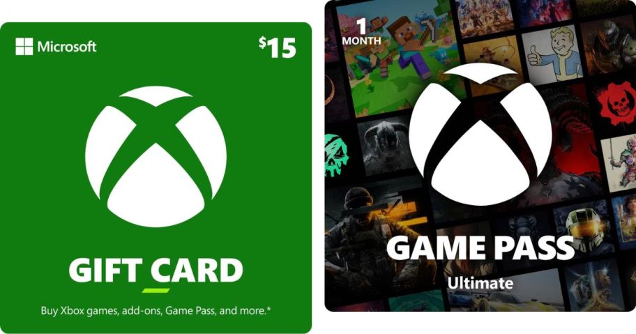 Xbox eGift Card and Game Pass Subscription