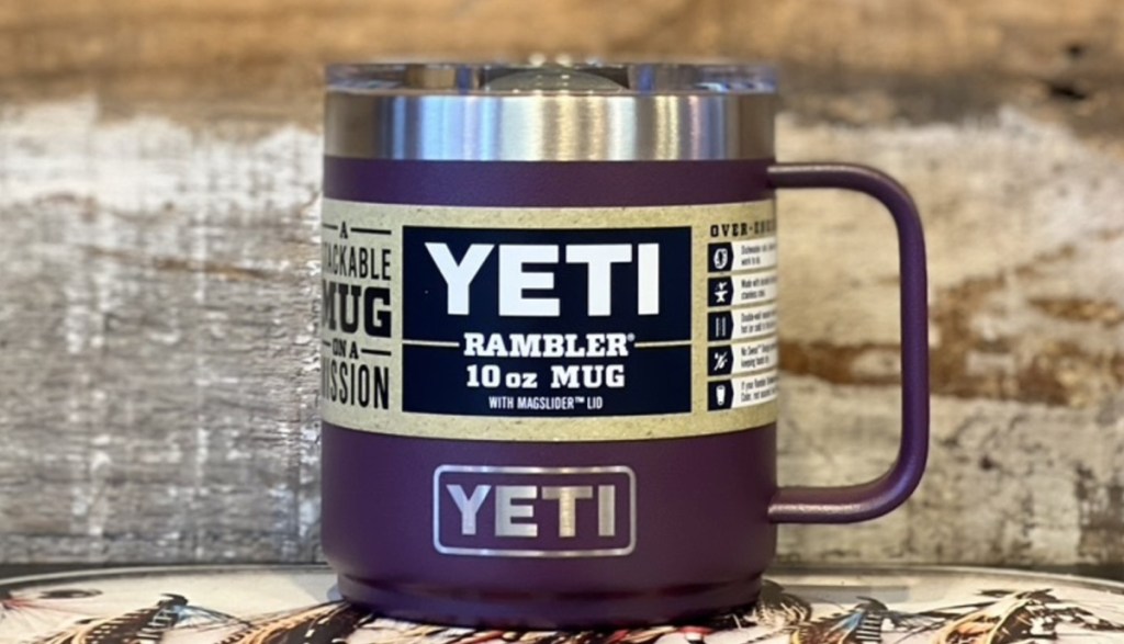 YETI Rambler 10 oz Stackable Mug w/ MagSlider Lid in Nordic Purple