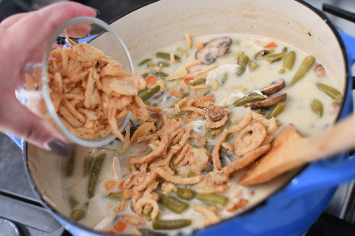 Green Bean Casserole Soup Turns Your Favorite Side Dish into a Meal!