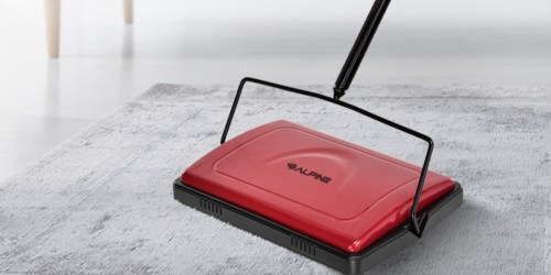 Manual Carpet Sweeper from $20 Shipped on Amazon (Cleans Up Messes on Any Flooring!)