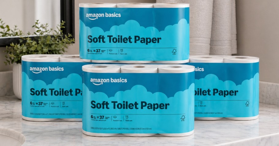 Amazon Basics Toilet Paper 30-Pack Only $20 Shipped on Amazon