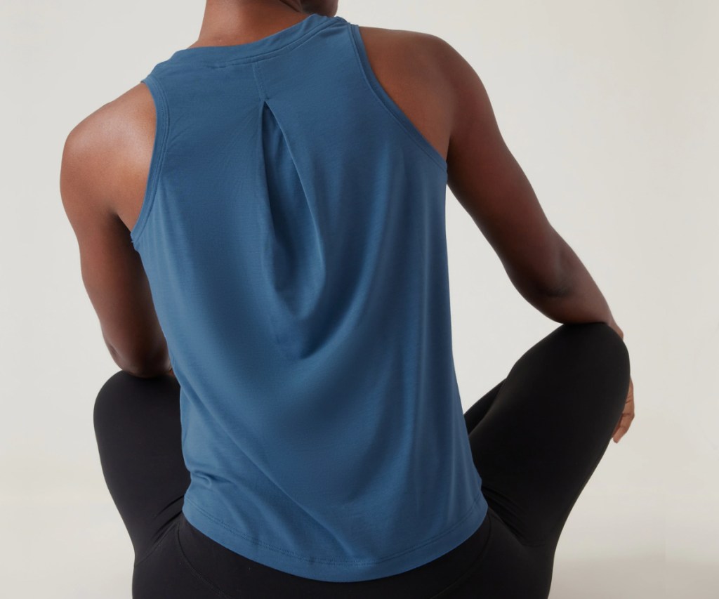blue muscle tank