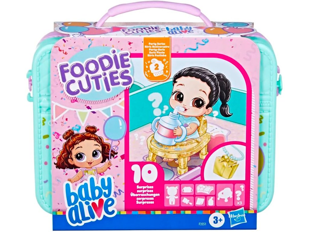 baby alive foodie surprise suitcase toy