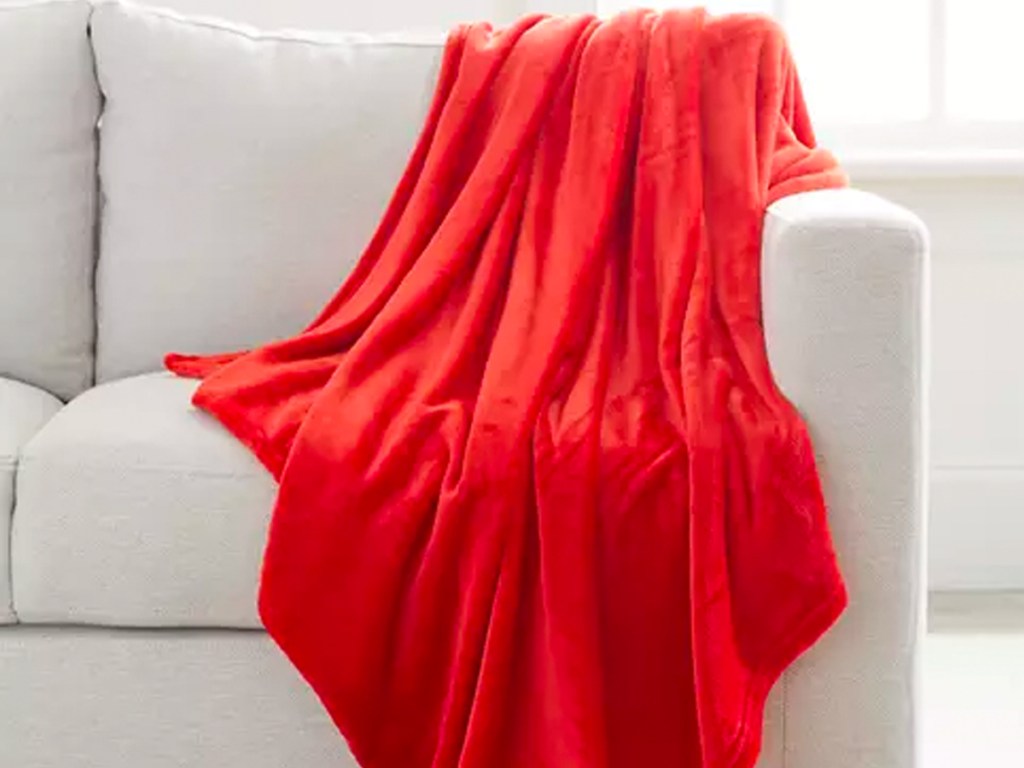 belk throw blanket on couch