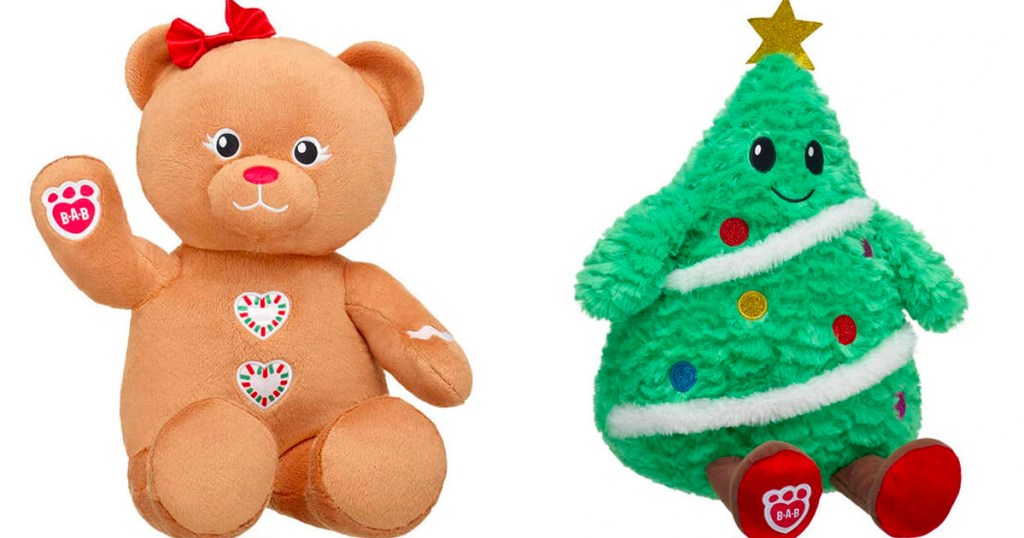 gingerbread and christmas tree build a bears
