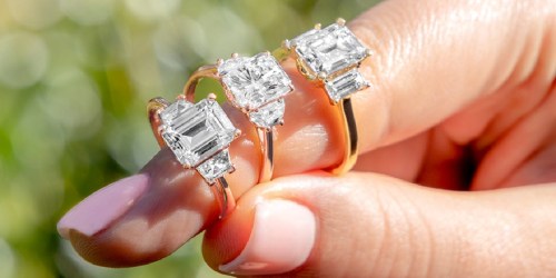 Up to 50% Off Charles & Colvard Moissanite Jewelry + Free Shipping | Save on Rings, Earrings, & More