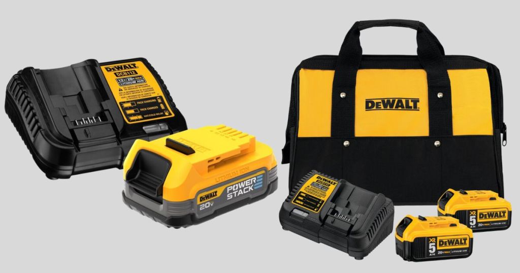 Dewalt chargers and carrying bag