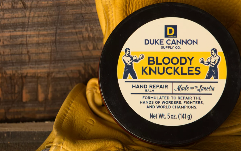 duke cannon bloody knuckles hand balm