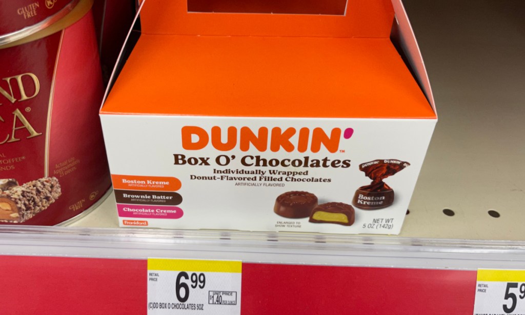 dunkin box o chocolates