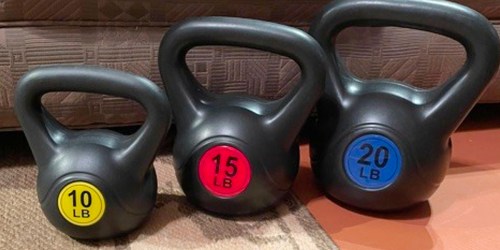 Kettlebell Weight Sets From $19.99 on Walmart.com (Regularly $30) + More