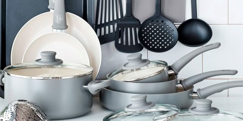 GreenLife Ceramic Nonstick Cookware 18-Piece Set Only $59 Shipped on Walmart.com (Regularly $130)