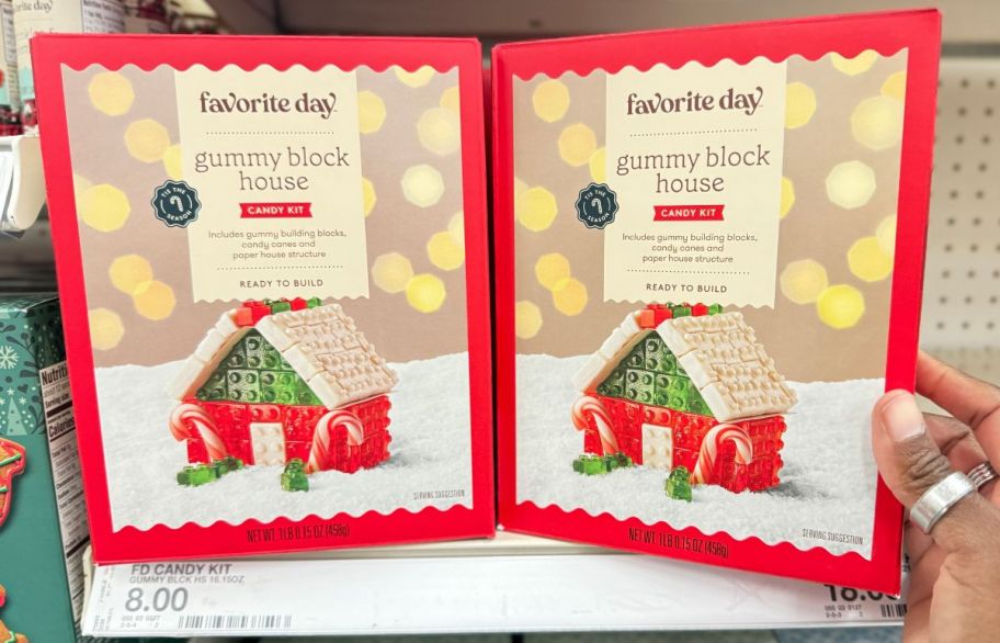 sugar cookie house kit on store shelf