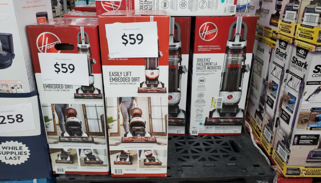 hoover vacuum in boxes at walmart black friday sale in store