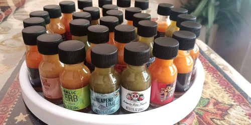 Gourmet Hot Sauce Sampler Just $50.99 Shipped on Amazon | Includes 30 Hot & Spicy Mini Bottles!