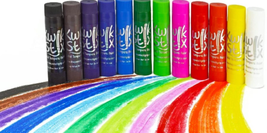 Kwik Stix Tempera Paint Sticks 24-Pack Just $19.99 on Amazon