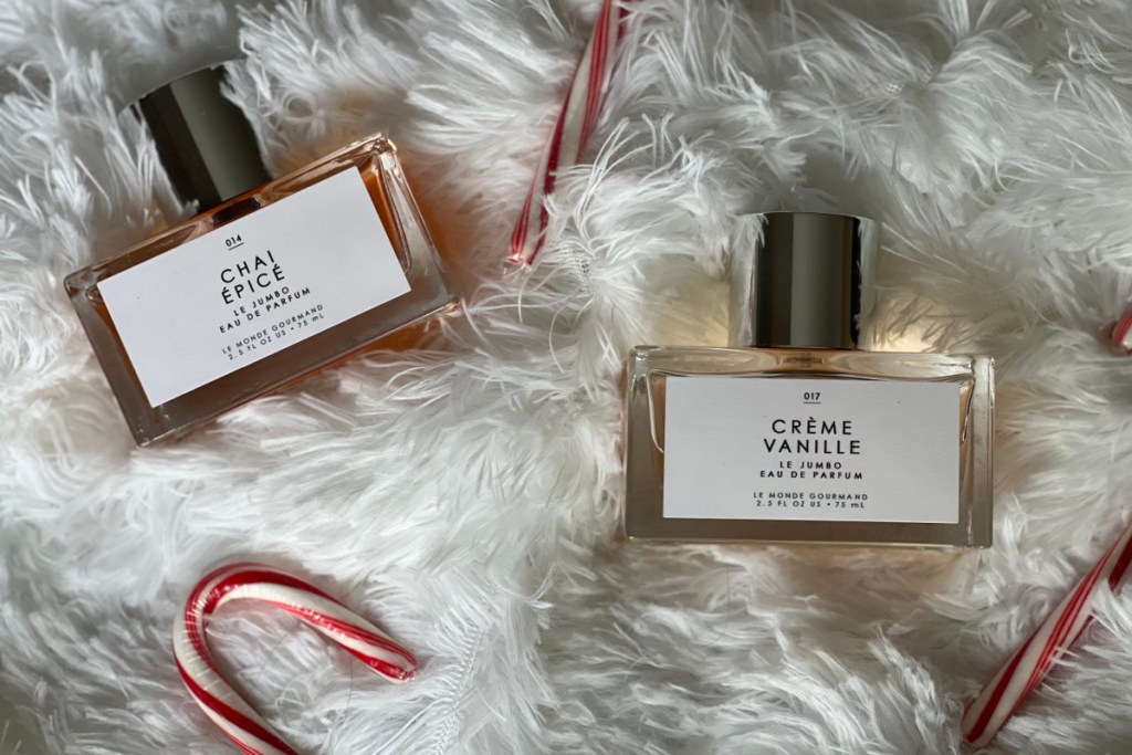 perfume with candy canes