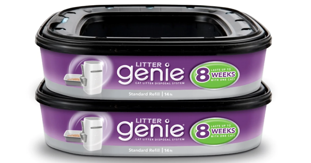 two pack of Litter Genie refills