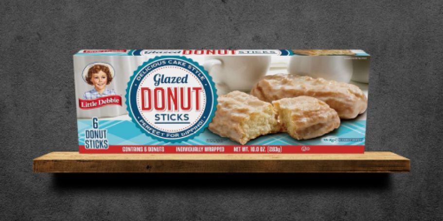 Little Debbie Donut Sticks 6-Pack Just $2.95 Shipped on Amazon