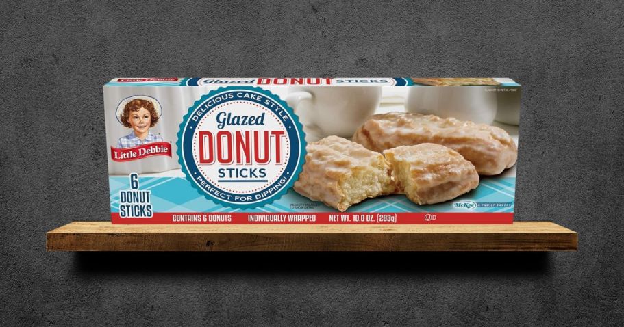 Little Debbie Donut Sticks 6-Pack Just $2.95 Shipped on Amazon