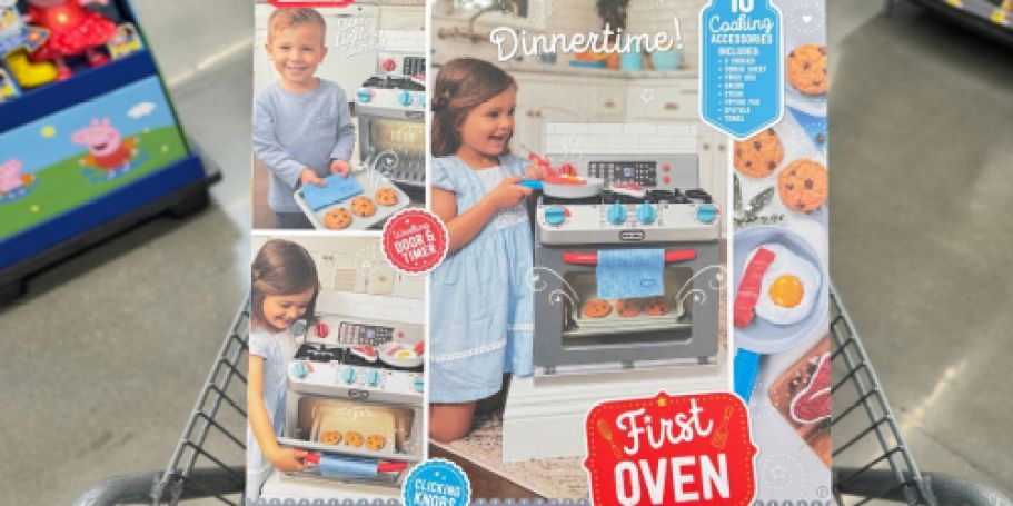 Little Tikes Pretend Play Oven Only $39.97 Shipped on Amazon or Walmart (Reg. $51) | Realistic Sounds + 11 Accessories