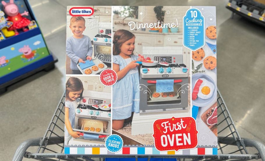 Little Tikes Pretend Play Oven Only $39.97 Shipped on Amazon or Walmart (Reg. $51) | Realistic Sounds + 11 Accessories