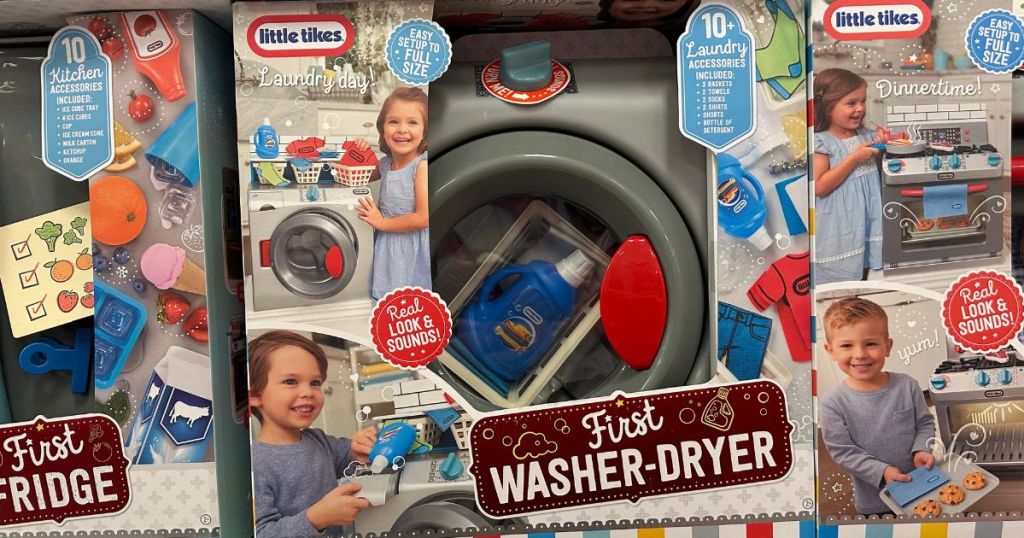 Little Tikes First Real Washer Realistic Pretend Play Appliance