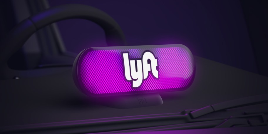 lyft sign in car