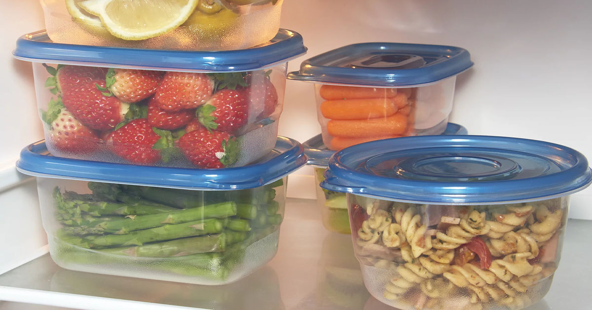 Mainstays 14Piece Rainbow Food Storage Containers ONLY 5.97 on