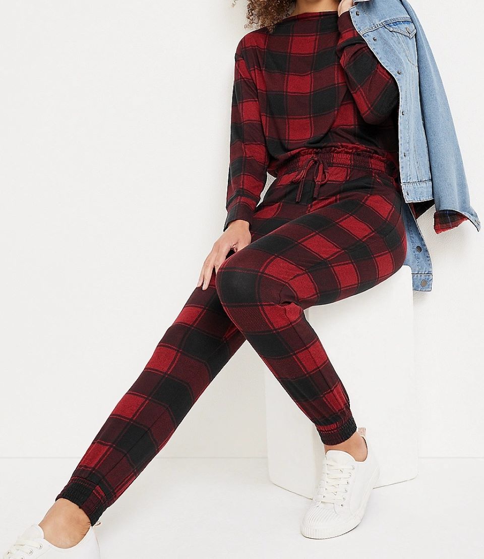 maurices buffalo plaid set