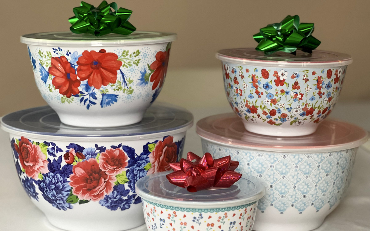 pioneer woman mixing bowls gifts under $25