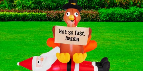 This Home Depot Turkey & Santa Inflatable Holiday Decor Will Sell Out!
