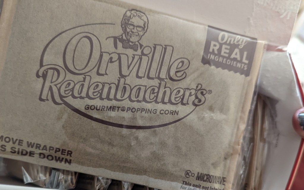 orville popcorn bag