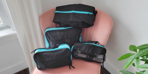 Compression Packing Cubes 4-Count Just $19 Shipped on Amazon (Save Space in Your Luggage!)