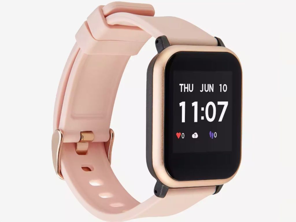 pink smartwatch