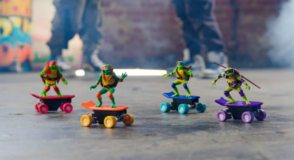 Remote Control Ninja Turtle Dolls on Skateboards from Walmart