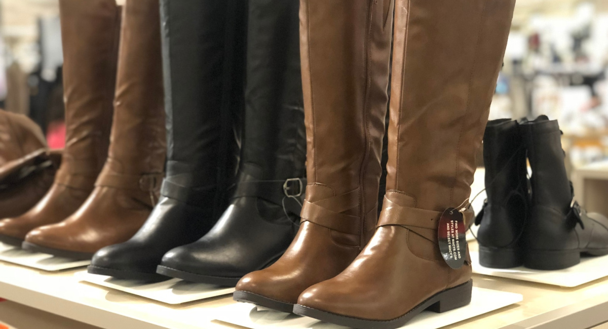 Includes Wide Calf Riding Boots