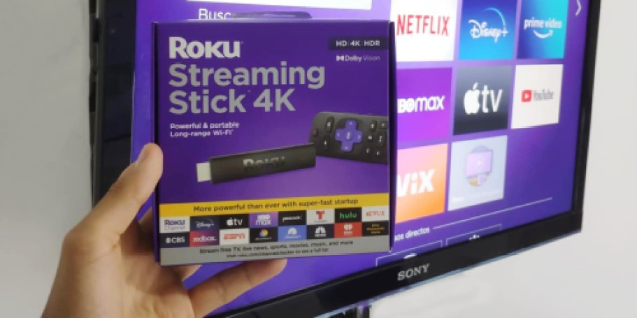 Roku 4K Streaming Stick w/ Voice Remote ONLY $29 on Amazon (Regularly $50)