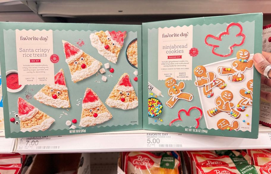 sugar cookie kits on store shelf