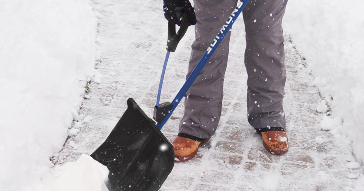 Snow Joe StrainReducing Shovel Only 19.99 Shipped on
