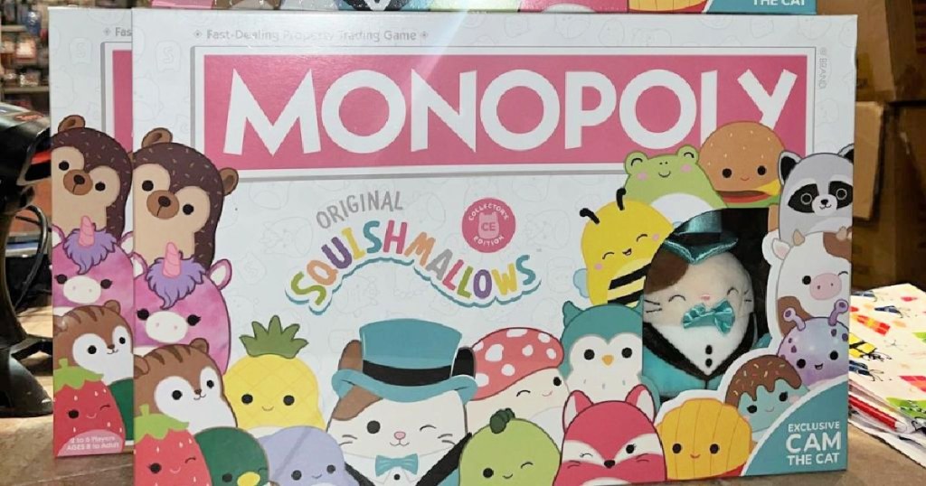 squishmallows monopoly box