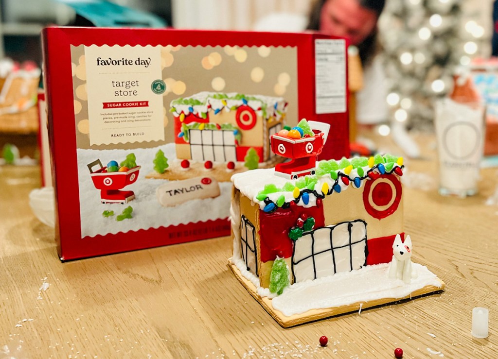 target store cookie house kit on table