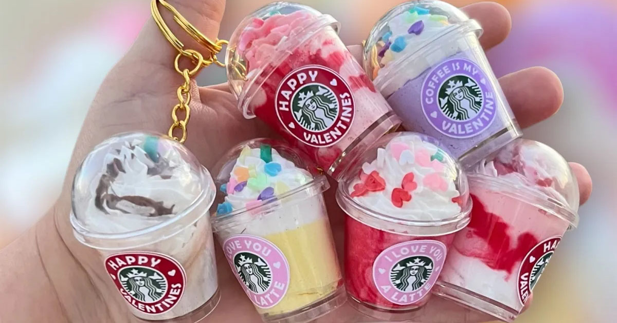 Starbucks Inspired Mini Coffee Keychains Just $10.88 Shipped | Perfect Valentine’s Day Gift