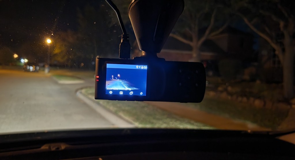 night vision on dash cam