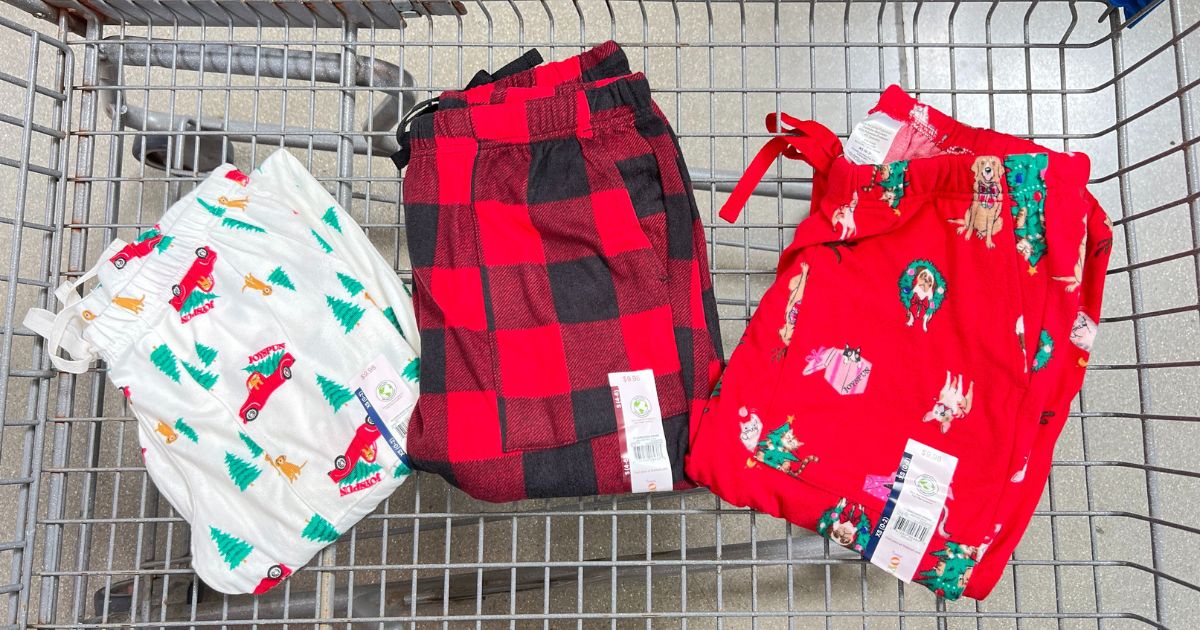 Walmart christmas pj hot sale