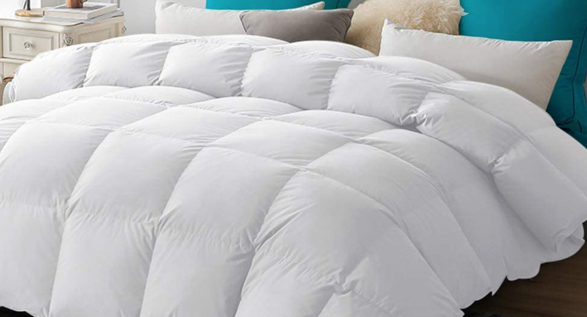 50 Off Luxury Goose Down Duvet Inserts on Amazon + FREE Shipping (Made w/ Real Egyptian Cotton